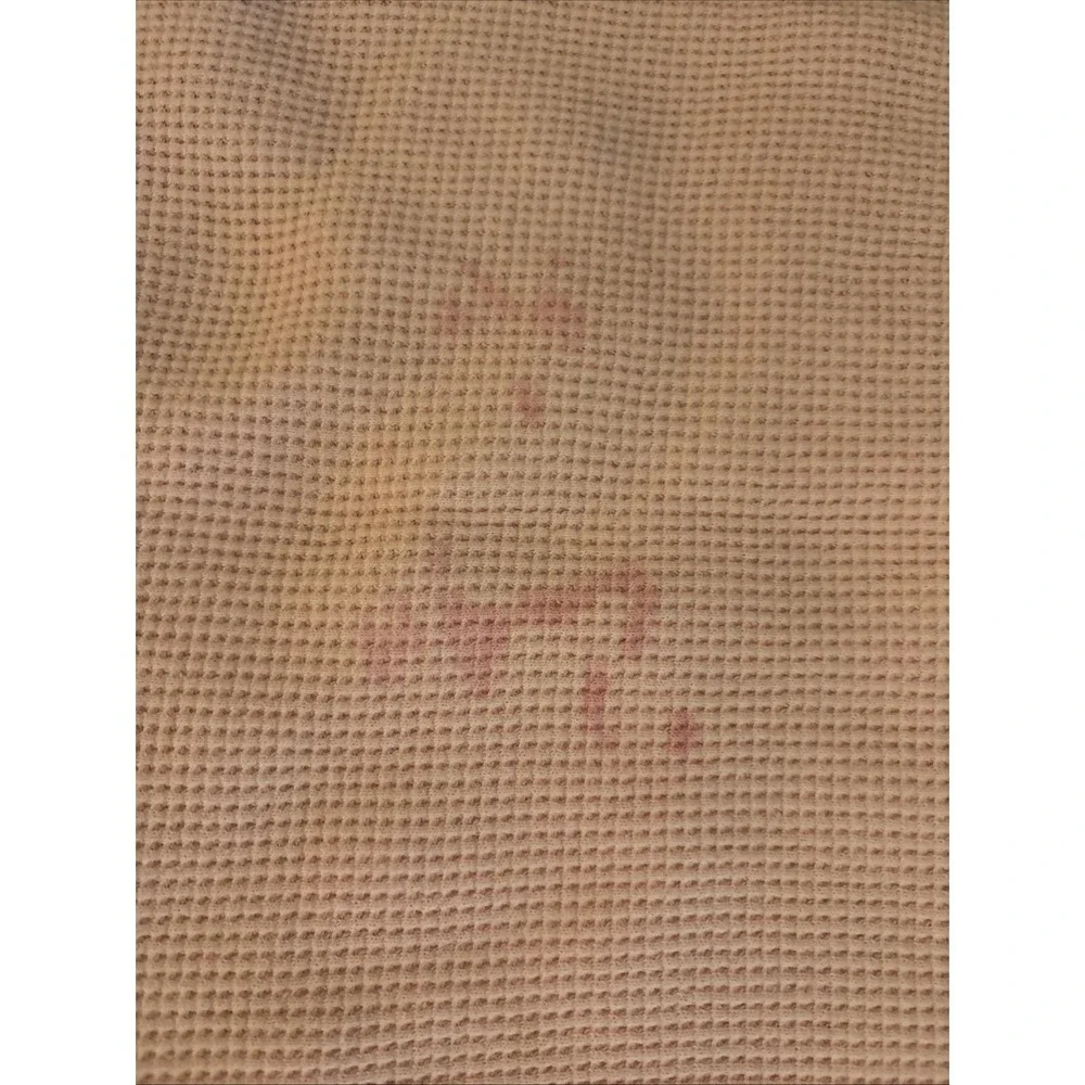 Vintage‎ Baby Morgan Thermal Waffle Weave Size 32 X 24 Flaw